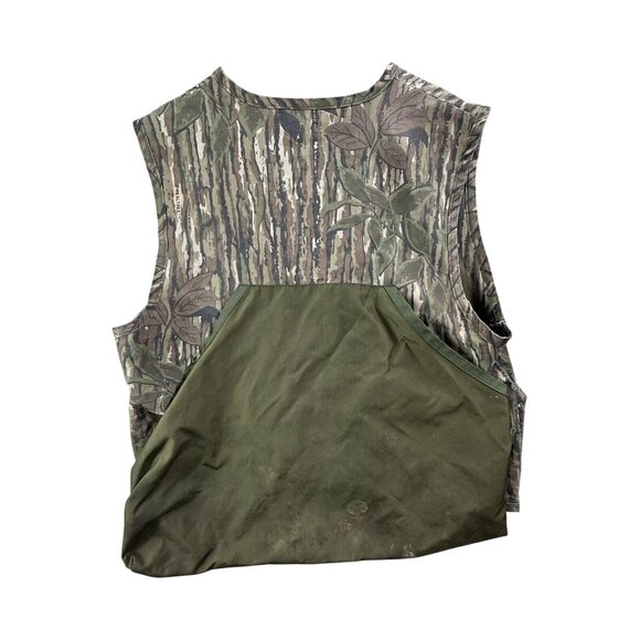 Vintage Realtree Camo Hunting Vest Mens Medium Made USA Utility Game Bag Pockets - Picture 2 of 15